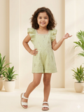 Sage Sparkle Romper