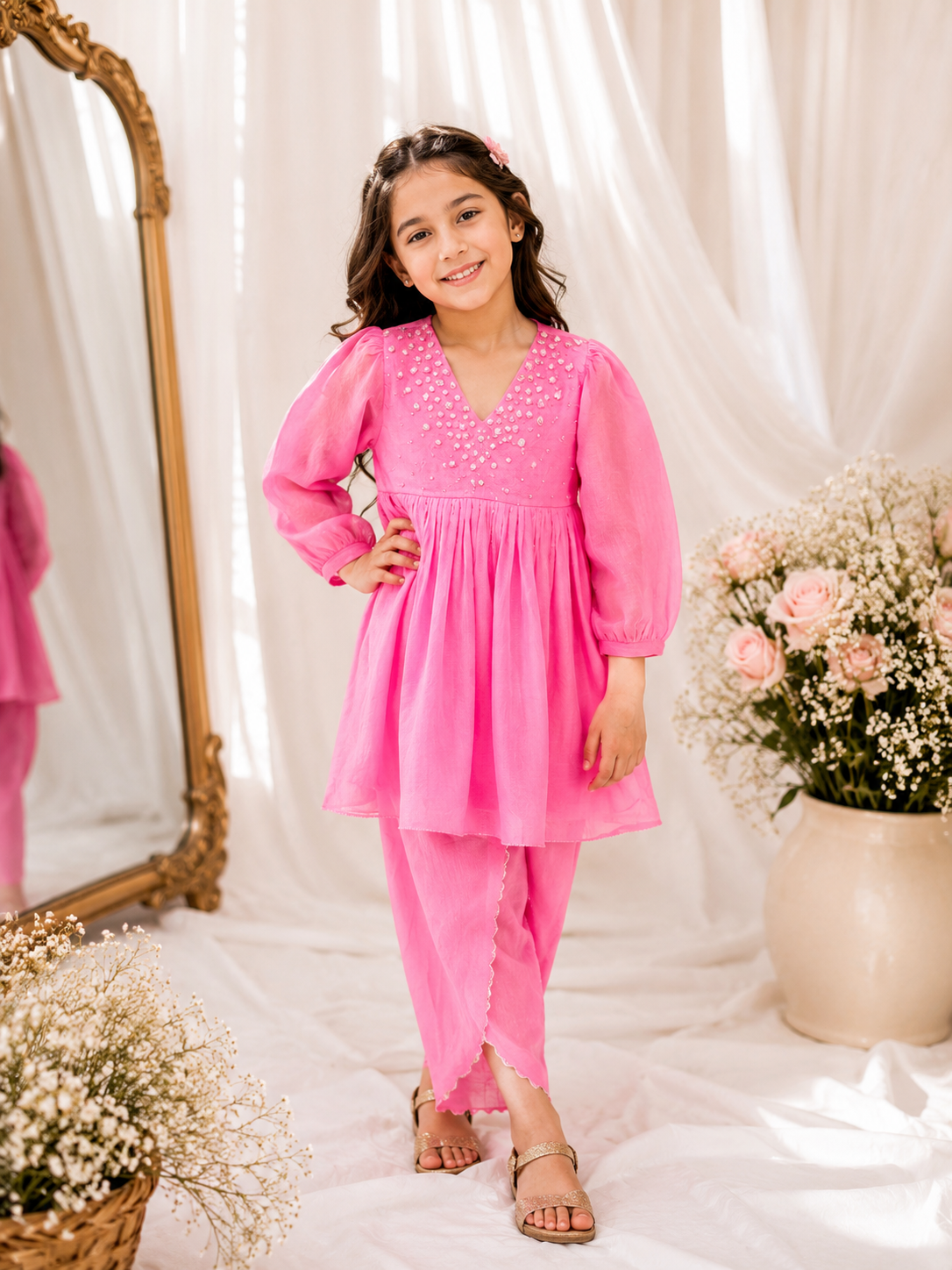 Blush Pearl Kurta Set