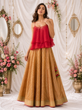 Royal Fuchsia Brocade Lehenga Set