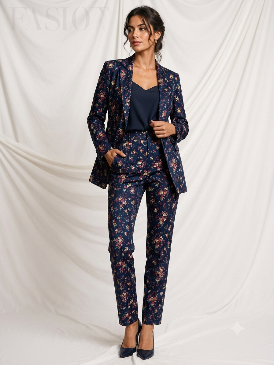 Midnight Garden Jacket Coord Set