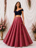 Scarlet Gold Festive Skirt Set